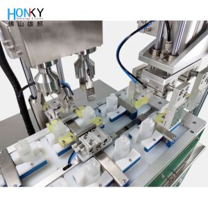 2400 BPH Cosmetic Cream Filling Machine Glass Mini Bottle Filler