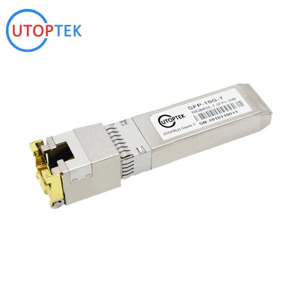 Buy 10G Base-T Electric RJ45 Copper SFP module Transceiver 30m compatible with cisco/Huawei/HP/Mikrotik/Ericsson/ZTE at wholesale prices