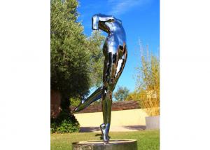 Quality 180cm High Stainless Steel Life Size Dancing Lady Sculpture for sale