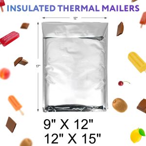 Disposable Metallic Aluminium Foil Hot Cold Thermal Insulated Bubble Cooler