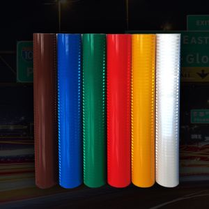 HIP Retro Prismatic Reflective Sheeting Permanent Adhesive Vinyl