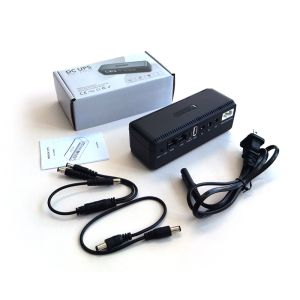 High Capacity Mini DC UPS For Homes Network 8000mah-10400mah 18w 5v 9v 12v