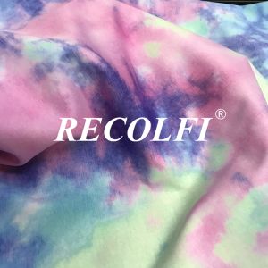 China Tie Dyed UV 50+ Repreve Recycled Fabric Yogawear on sale