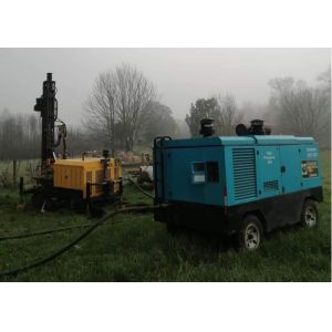 Drilling Depth 400 Meter Pneumatic Rotary Crawler Drilling Rig