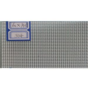 Chemical Industry Stainless Steel Insect Screen / Diamond Wire Mesh Square