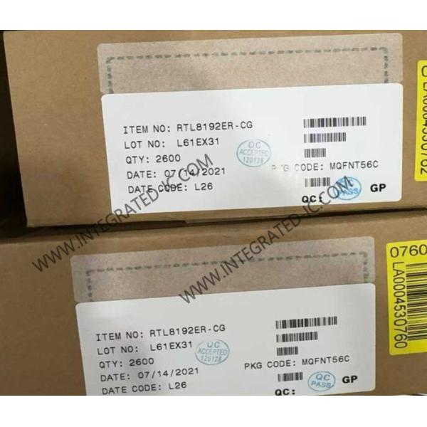 Buy RTL8192ER Ethernet IC 802.11bgn PCIe Network Interface Controller QFN56 at wholesale prices