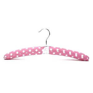 Silk Material and Round Style Glam Satin Padded Hangers