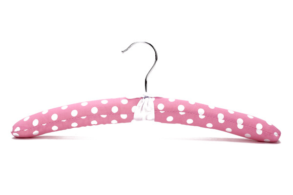 Buy Silk Material and Round Style Glam Satin Padded Hangers at wholesale prices