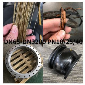 Stainless Steel Expansion Bellows Pipeline Flexible Limit Tie Flange Connection