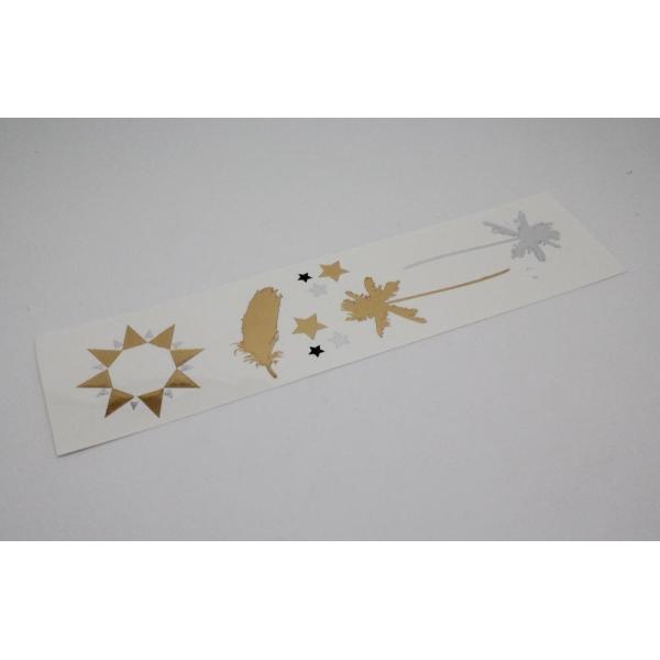Buy shimmering foil temporary tattoos at wholesale prices