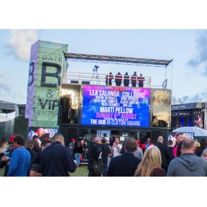 6500cd/m2 Brightness Outdoor LED Screen Rental P8 Advertising Display SMD 3535