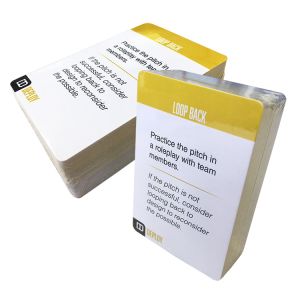 4C 60mmx90mm Custom Printing Playing Cards learning life philosophy