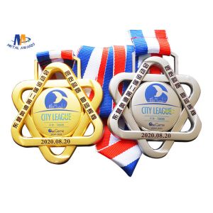 UV Printing 65*4MM Sports Award Medals