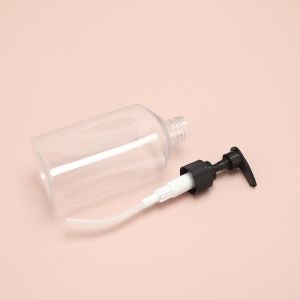 Easy Dispensing Flip-top Plastic Lotion Bottles with PET Collar Material and
