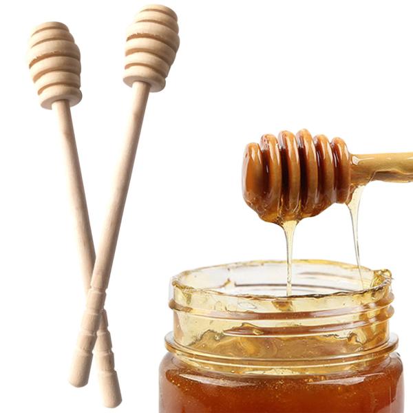 Buy Honey Stirring Stick Practical Kitchen Wooden Utensils Long Handle at wholesale prices