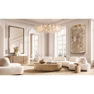 Customized Stainless Steel Console Table Furniture With Sintered Stone / Ceramic