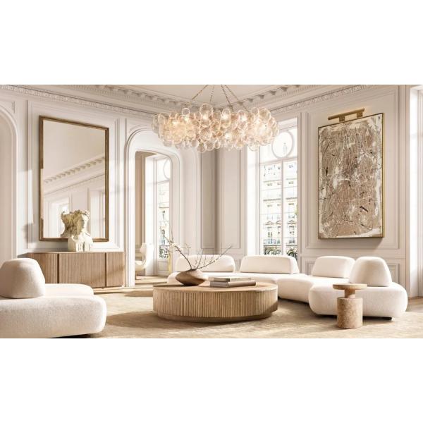 Customized Stainless Steel Console Table Furniture With Sintered Stone / Ceramic Top