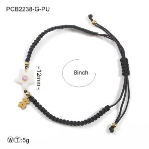 Fashion Animal Handmade Bracelet Stainless Steel Lady Red Jewelry