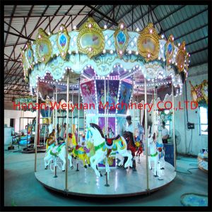 China 16 seats kids ride commercial grade mechanical horse Carousel on sale