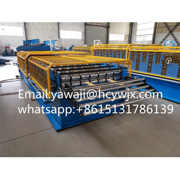 PPGI / GI Steel Profile Double Deck Roll Forming Machine