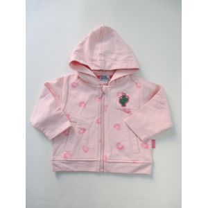 Quality Zipper Closure Polyester Cute Baby Girl Jackets Warm Hoodie for sale