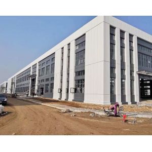 Galvanized Prefabricated Steel Structure with Q355 Q235B Steel Grade