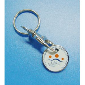 caddy coin key chain, trolley coin keychains, coin holers