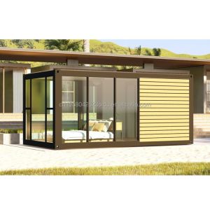 Customized Color Modern Luxury Tiny 20ft 40ft Prefab Wooden House Mobile Light