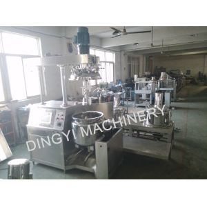 China Tilting Hydraulic Lift Vacuum Mixer Machine Homogenizer Principle 220V/380V on sale