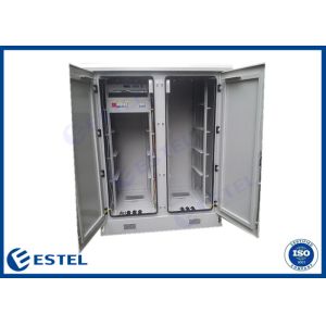 IP45 Windproof Outdoor Telecom Enclosure with Two Compartments