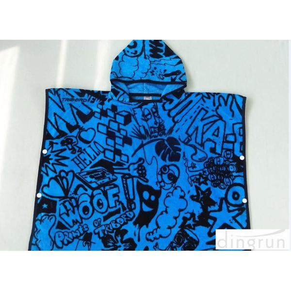 Buy Childrens Poncho Beach Towels , Poncho Swimming Towels For Sports at wholesale prices