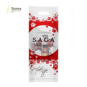 HDPE Custom Die Cut Handle Printed Plastic Bag