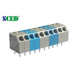 Quality 3.50mm Screwless Pcb Spring Terminal Block For Electric Power , Security 2P - 28P for sale