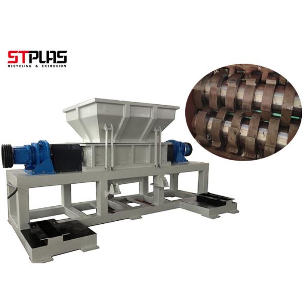 Buy Two Shaft Bottle Industrial Plastic Shredder STPLAS ST2 Machinery For Large Capacity at wholesale prices