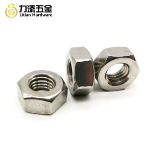 M10 Hexagon Nut Din 934 , Q215 Alloy Hex Clinch Nut Closely Pitched Thread