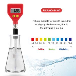 PH-98108 High Accuracy Digital pH Meter with Replaceable Electrode Lab Home Use