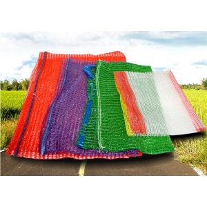 45*75cm HDPE DrawstringTubular Knitted Mesh Bag Packaging