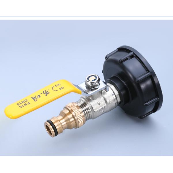 Garden Water Connectors Brass Tap Adapter for IBC Tank Valve Fitting Hose Connector