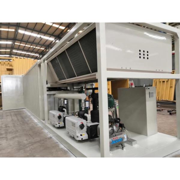 Leafy Vegetables Vacuum Cooler Air Cooling Type Automatic Button Mushroom Pre Cooling System