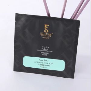 Custom Plastic Three Side Seal Pouches Flat Bags Flat Sachet