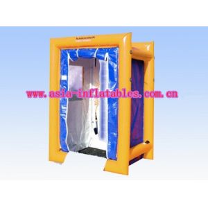 Quality Portable Purple Square Kiosks With Digital Printing , Advertising Inflatables for sale