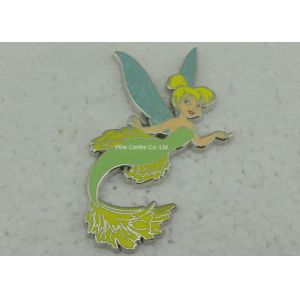 Copper Stamped Imitation Hard Enamel Brooch Pins , Die Casting Emblem Pin With