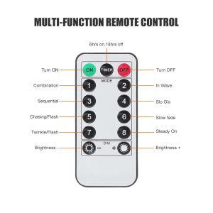 5M 10M 20M LED Fairy Garland Twinkle String Lights Waterproof 8 Modes with