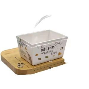 Custom Printed Eco-Friendly Fast Food Packaging for Sandwiches Burgers Rigid