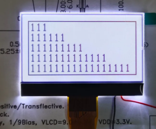 2.42 Inch 128x64 Resolution LCD Display Screen with 24PIN Interface for