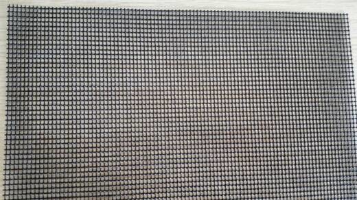 500D X 500D 9x13 Reinforced PVC Coated Polyester Mesh Black Mesh For Outdoor Fence