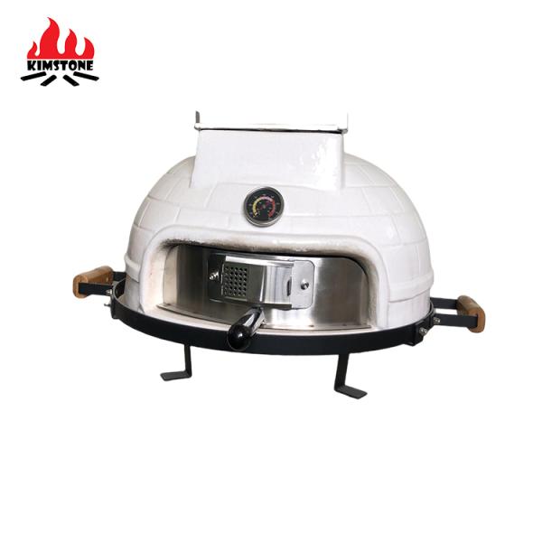 KIMSTONE 21 Inch Mini Outdoor Garden Portable China Wooden Burning Charcoal Pizzaofen Brick Pizza Oven Wood Fired Grill for Sale