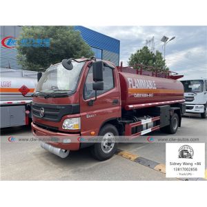 China Foton Aumark 4x2 8000L fuel delivery tank truck on sale