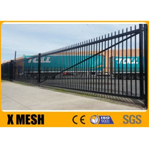 Commercial Rail 140mm Security Metal Fencing Pre Galvanised