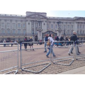 50 x Police Crowd Barrier / Met Barrier Metal Barrier